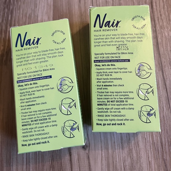 Nair Hair Remover Sensitive Formula Bikini Cream Hair Removal, 1.7 Oz- 2 Pack - Picture 3 of 8
